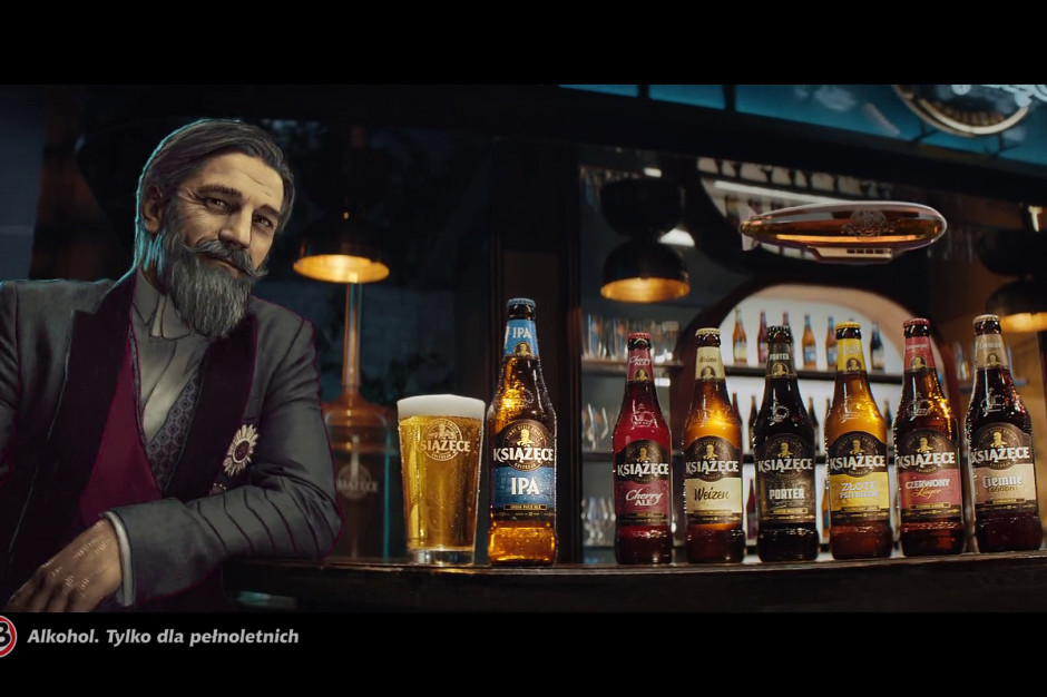 W nowej kampanii Książęcego pojawił się znany z logotypu Książę Książęce startuje z nowym spotem reklamowym