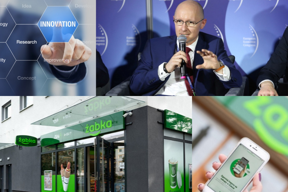 Żabka: Innowacje stają się rzeczywistością. Kolaż zdjęć z PTWP, materiałów prasowych i shutterstock Żabka: Innowacje stają się rzeczywistością