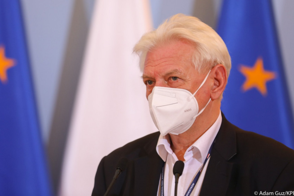 Jesteśmy blisko wprowadzenia zakazu przemieszczania się - zapowiedział prof. Andrzej Horban. fot. KPRM Horban: Jesteśmy blisko zakazu przemieszczania się