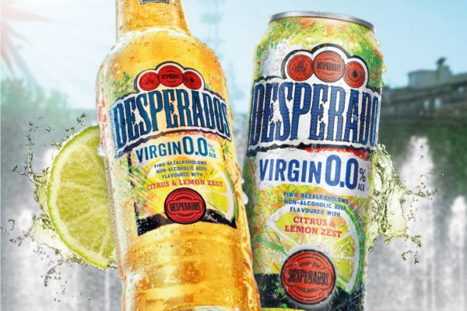 Desperados Virgin fot. materiały prasowe W sklepach pojawił się pierwszy bezalkoholowy Desperados