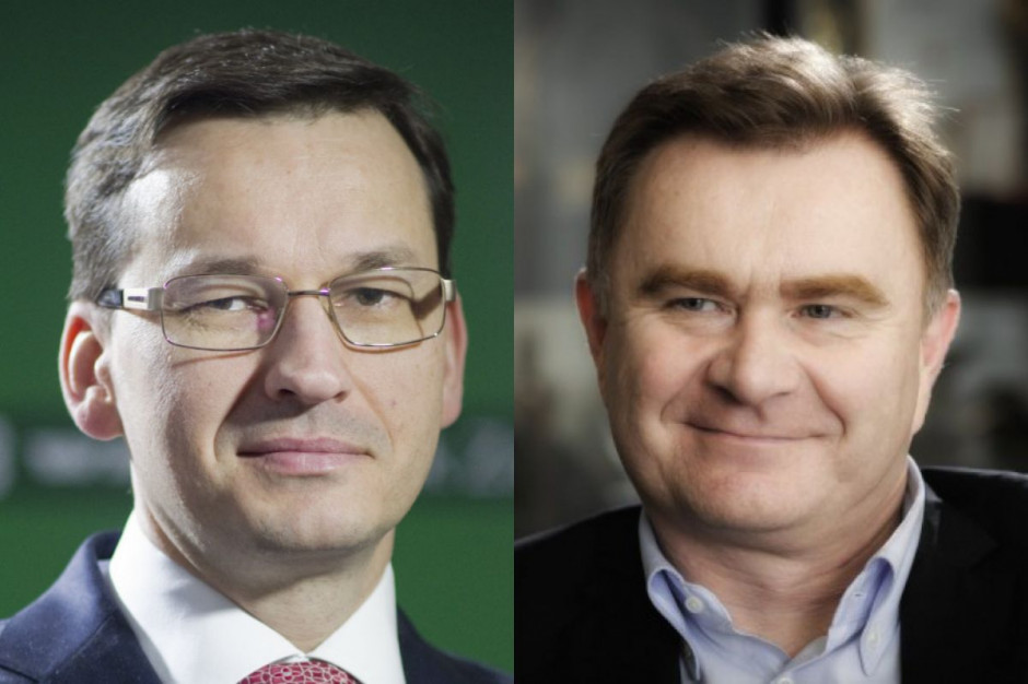 Premier Mateusz Morawiecki / Prezes Krzysztof Pawiński Premier w Maspex. Apel o wsparcie dla małych sklepów i HoReCa