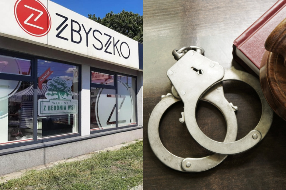 Właściciel Zakładów Mięsnych Zbyszko został zatrzymany na polecenie łódzkiej prokuratury. fot. zbyszko.pl/shutterstock (kolaż Portalspozywczy.pl) Właściciel ZM Zbyszko aresztowany