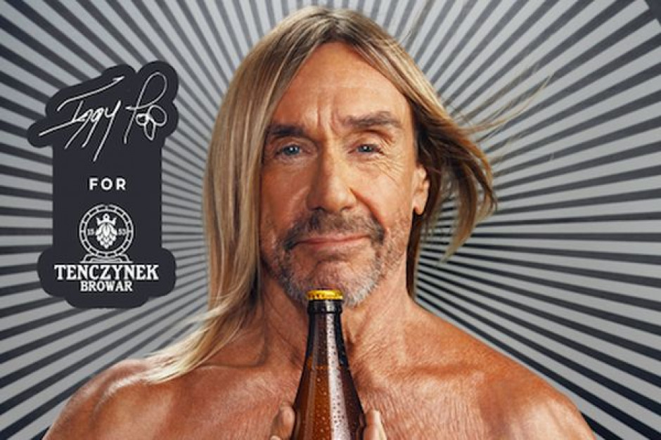 Iggy Pop w reklamie polskiego piwa Tenczynek Marakuja fot. materiały prasowe Kolejna światowa gwiazda w reklamie polskiego piwa