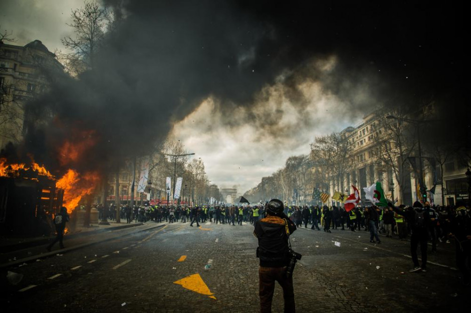 Włoscy restauratorzy protestują w Rzymie /fot. Unsplash Starcia z policją podczas protestu restauratorów w Rzymie