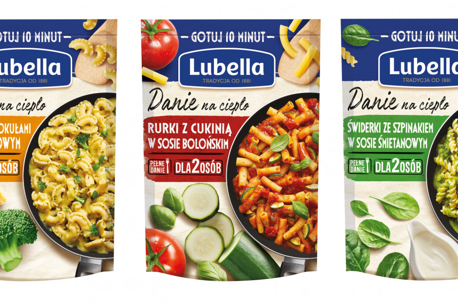Lubella poszerzyła swoją ofertę produktową o zupełnie nową kategorię - makaron z warzywami i sosem. / fot. materiały prasowe Lubella wprowadza do oferty dania gotowe