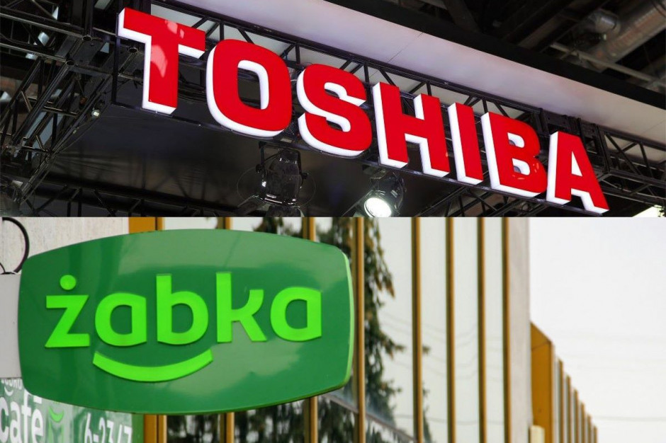 Na co ma chrapkę właściciel Żabki?/ fot. kolaż zdjęć Portalspozywczy.pl Właściciel Żabki ma chrapkę na Toshibę