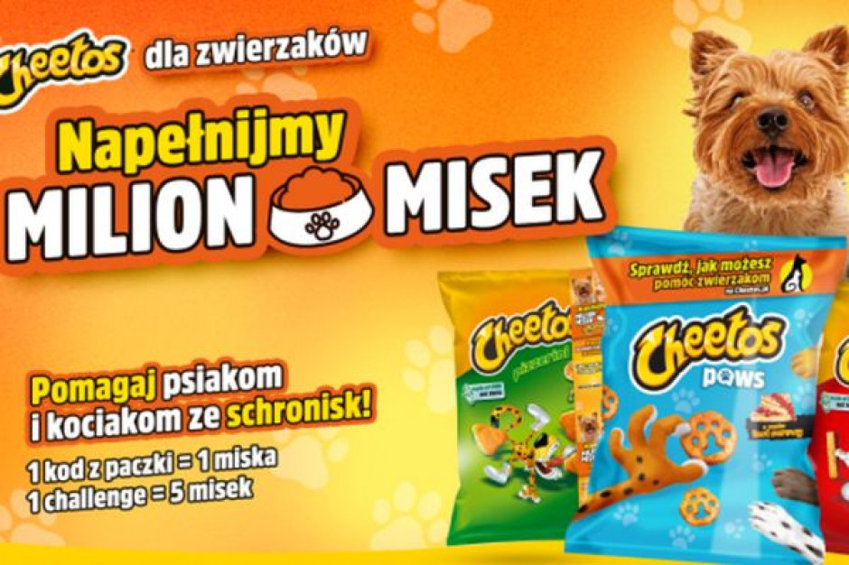 fot. materiały prasowe Marka Cheetos angażuje się w pomoc zwierzętom