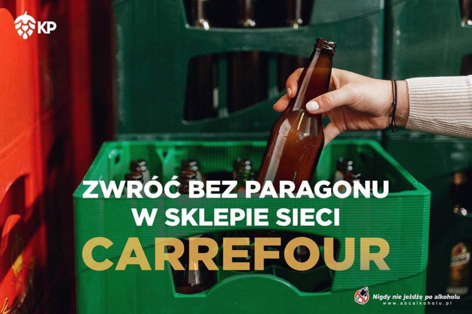 Kompania Piwowarska przyłączyła się do inicjatywy Carrefour Polska pod nazwą „Droga do zero waste”. fot. materiały prasowe Kompania Piwowarska i Carrefour Polska wspólnie przy
