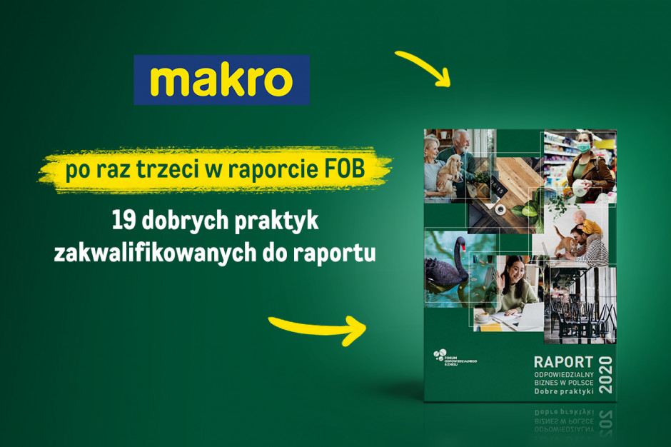 Makro Polska wyróżnione w raporcie „Odpowiedzialny biznes w Polsce” Makro Polska wyróżnione w raporcie „Odpowiedzialny biznes w Polsce”