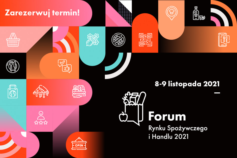 14. Forum Rynku Spożywczego i Handlu odbędzie się 8-9 listopada 2021 w Warszawie Forum Rynku Spożywczego i Handlu 8-9 listopada 2021. Zarezerwuj termin