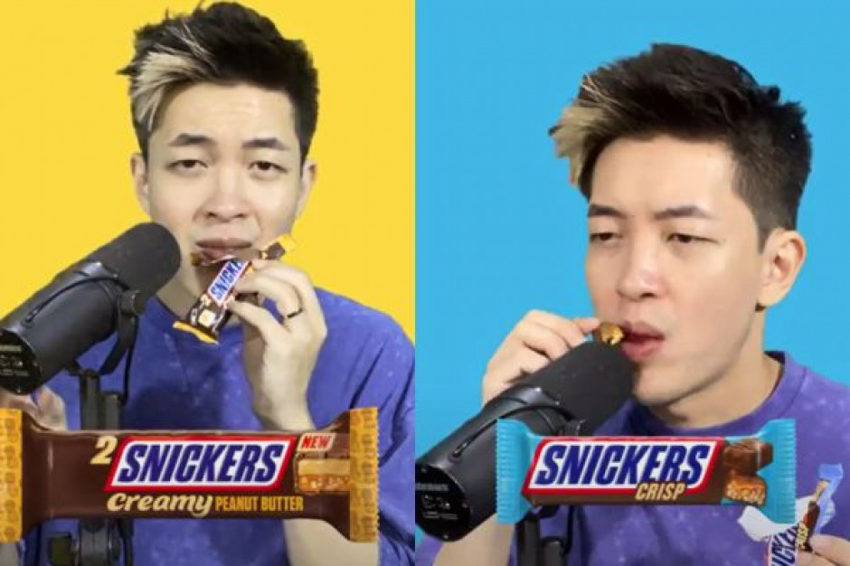 Dharni reklamuje batony Snickers od Mars Wrigley fot. materiały prasowe Nowa reklama Snickers z Dharnim. Mars Wrigley zatrudnia influencera