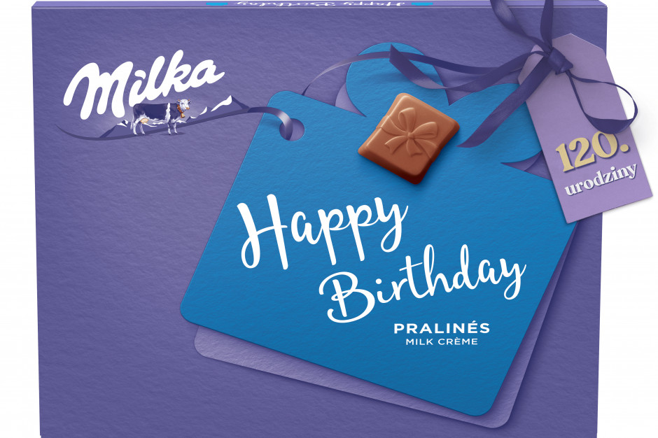 Loteria Milka. Słodycze Milka dostępne są w ponad 50 krajach, a na całym świecie sprzedaje się 150 000 produktów co godzinę fot. materiały prasowe Milka organizuje loterię z okazji 120. lat działalności