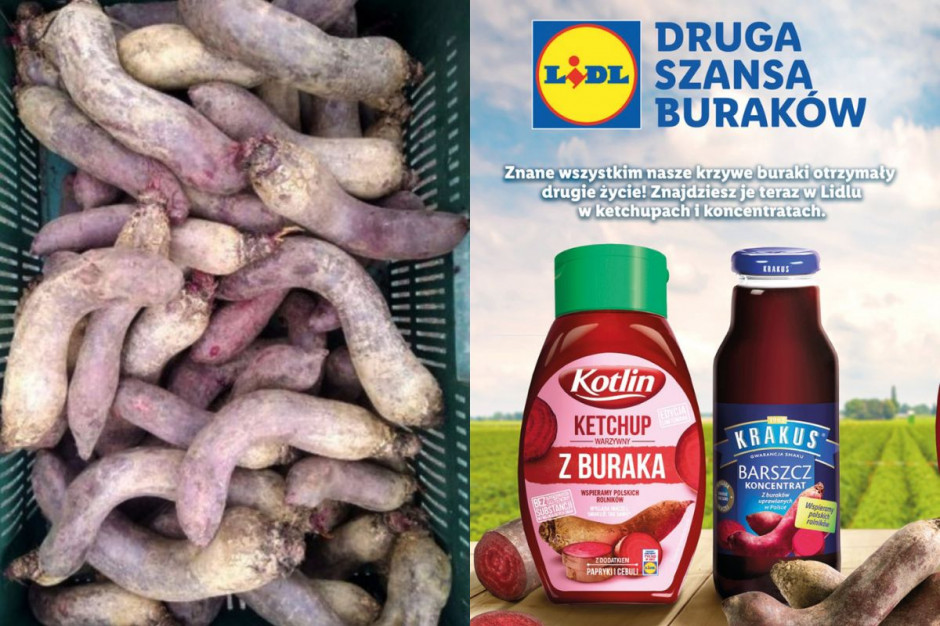 Krzywe buraki w przetworach marki Kotlin Maspex i Lidl we wspólnej akcji ratowania krzywych buraków