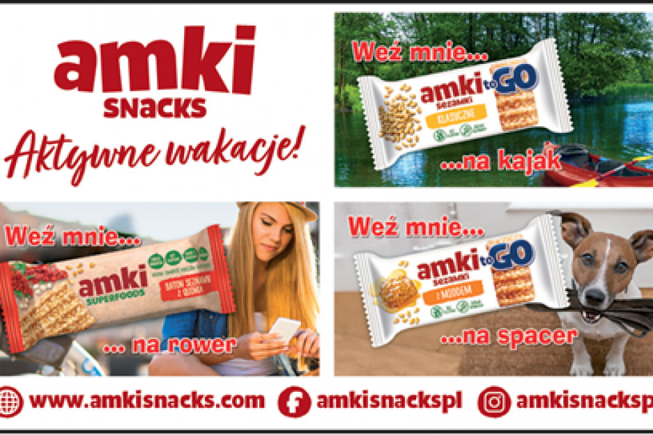 fot. materiały prasowe Marka Amki Snacks zachęca do aktywnych wakacji!