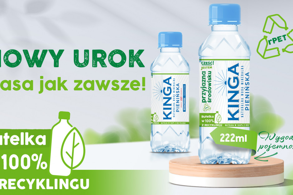 Kinga Pienińska z nowym formatem butelek