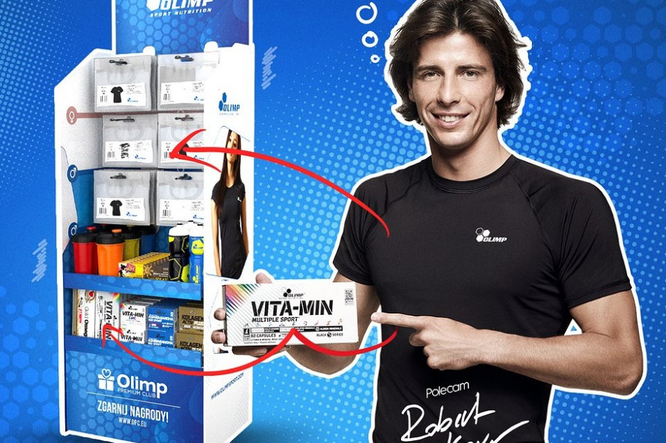 W ramach współpracy w sieci sklepów ALDI z Olimp Sport Nutrition pojawią się suplementy diety, T-shirty, shakery oraz bidony. / fot. materiały prasowe ALDI we wspólnym projekcie z Olimp Sport Nutrition