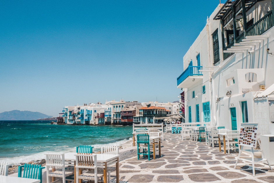 Koronarestrykcje na Mykonos; fot. unsplash.com Grecja: koronarestrykcje na Mykonos dotykają gastronomię
