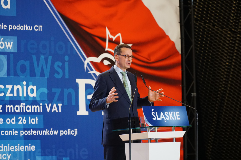 Rząd musi wspierać przedsiębiorców w ekspansji i eksporcie - mówił w poniedziałek premier Mateusz Morawiecki w Radomsku / fot. PTWP Morawiecki: musimy wspierać polskie firmy w ekspansji i eksporcie