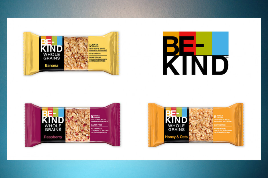 Pełnoziarniste batony BE-KIND od Mars Wrigley Mars Wrigley wprowadza na rynek pełnoziarniste batony BE-KIND