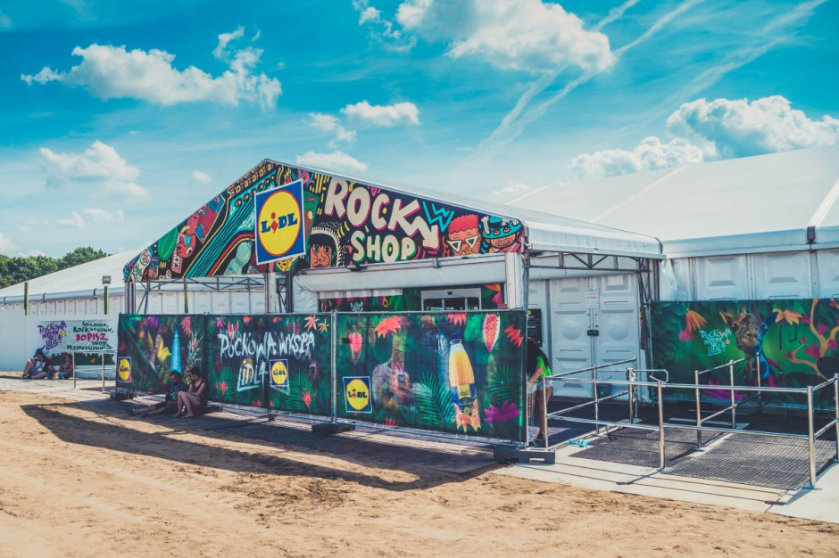 Sklep Lidla ponownie na Pol’and’Rocku, fot. materiały prasowe Sklep Lidla ponownie na Pol’and’Rocku