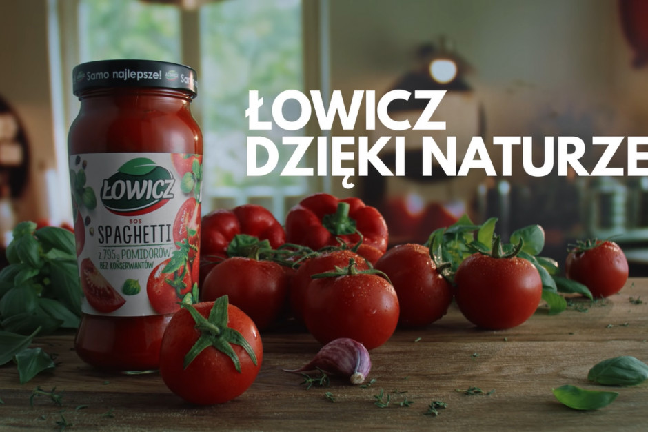 „Więcej warzyw” to tytuł najnowszej kampanii sosów Łowicz / fot. materiały prasowe Nowa kampania sosów Łowicz