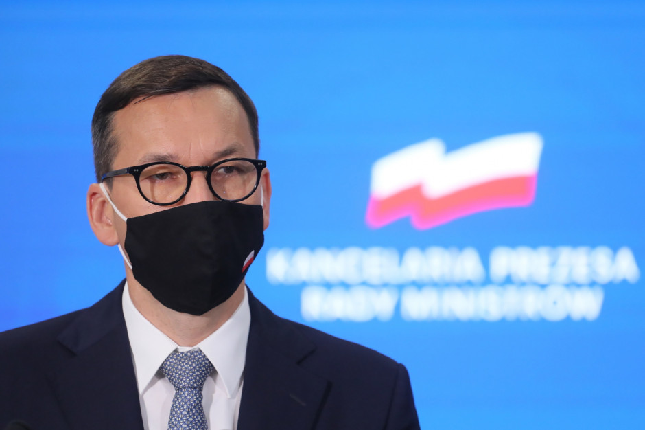 Morawiecki: jeśli będzie trzeba, to w ciągu najbliższych dwóch, trzech tygodni będziemy podejmować restrykcyjne kroki ws. szczepień. fot. PAP/Paweł Supernak Morawiecki: Restrykcje dla niezaszczepionych możliwe już w sierpniu