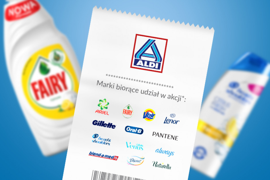 Od poniedziałku 13 września w sklepach ALDI rozpoczyna się ogólnopolska akcja sprzedażowa „Kupujesz zyskujesz”, / fot. materiały prasowe ALDI wspólnie z P&G startuje z akcją „Kupujesz zyskujesz”