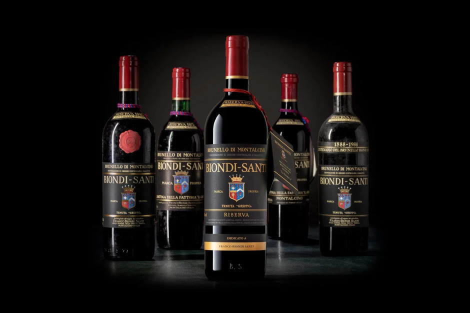Jedno z najdroższych włoskich win, flagowe Brunello di Montalcino Riserva fot. materiały prasowe Biondi-Santi zaoferuje kolejny rocznik jednego z najdroższych włoskich win