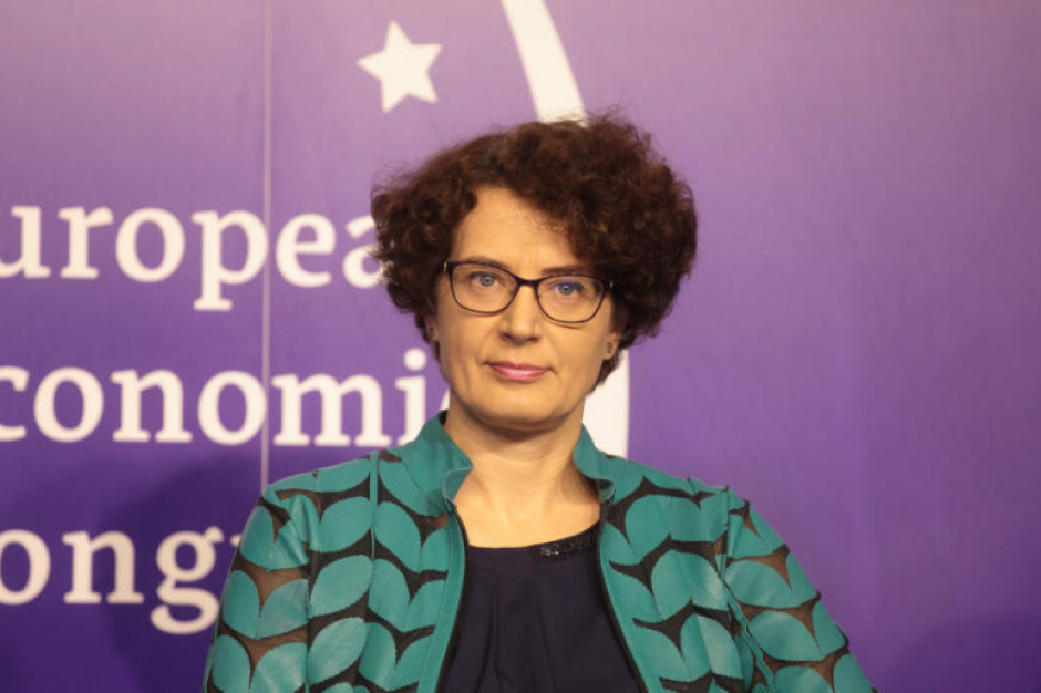 Jana Pieriegud z Instytutu Infrastruktury, Transportu i Mobilności Kolegium Zarządzania i Finansów SGH /fot. PTWP EEC 2021: Najważniejszy jest transport od drzwi do drzwi