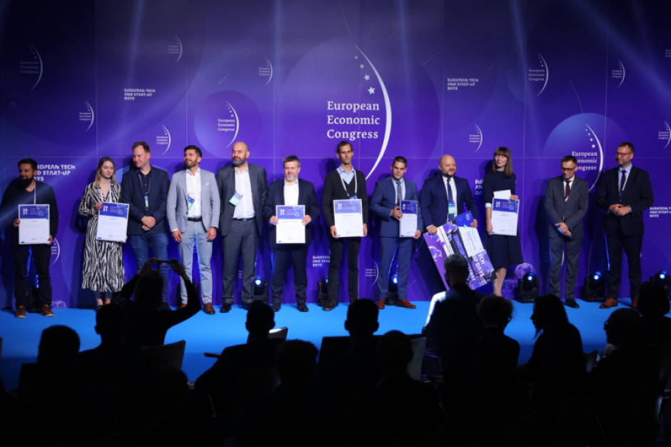 Nagrodzeni w konkursie Start-Up Challenge podczas EEC 2021 fot. PTWP Start-Up Challenge 2021 - najciekawsze start-upy w Polsce