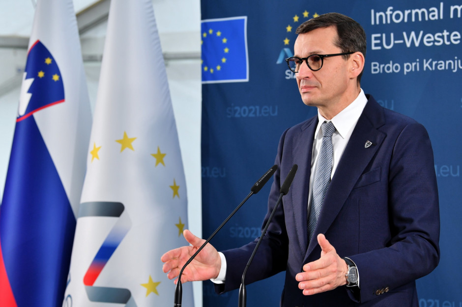 Premier Mateusz Morawiecki o wysokiej inflacji; PAP/Radek Pietruszka Premier: mam nadzieję, że reakcja NBP na inflację będzie należyta