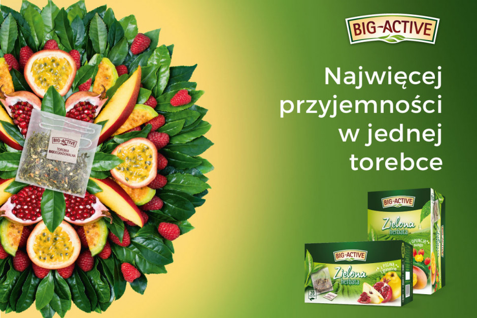 Marka Big-Active przygotowała spot reklamowy promujący herbaty zielone. / fot. materiały prasowe Big-Active z nową kampanią herbat zielonych