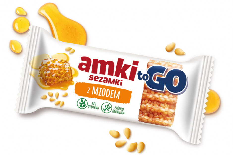 Sezamki Amki TO GO z miodem 22,5 g