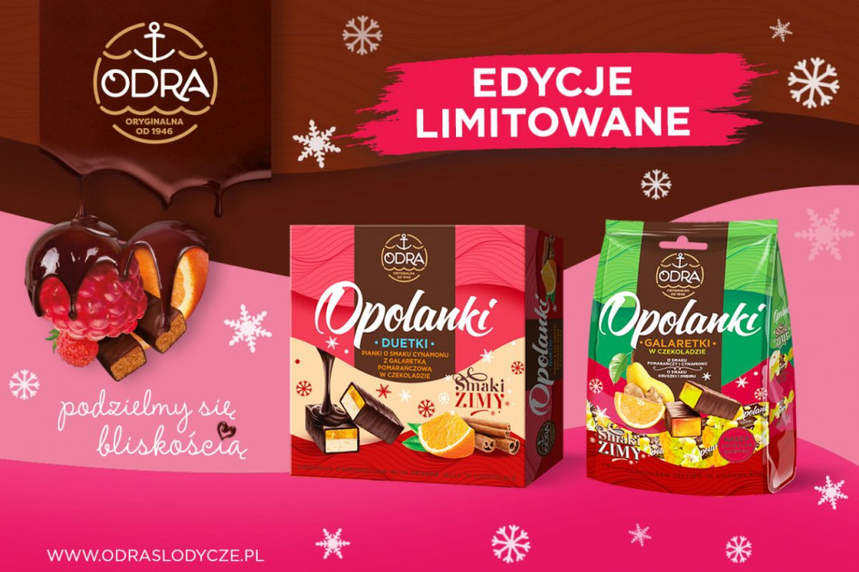 Nowości od Odry - Opolanki Duetki i Opolanki Galaretki w czekoladzie fot. materiały prasowe Nowości od Odry - edycje limitowane