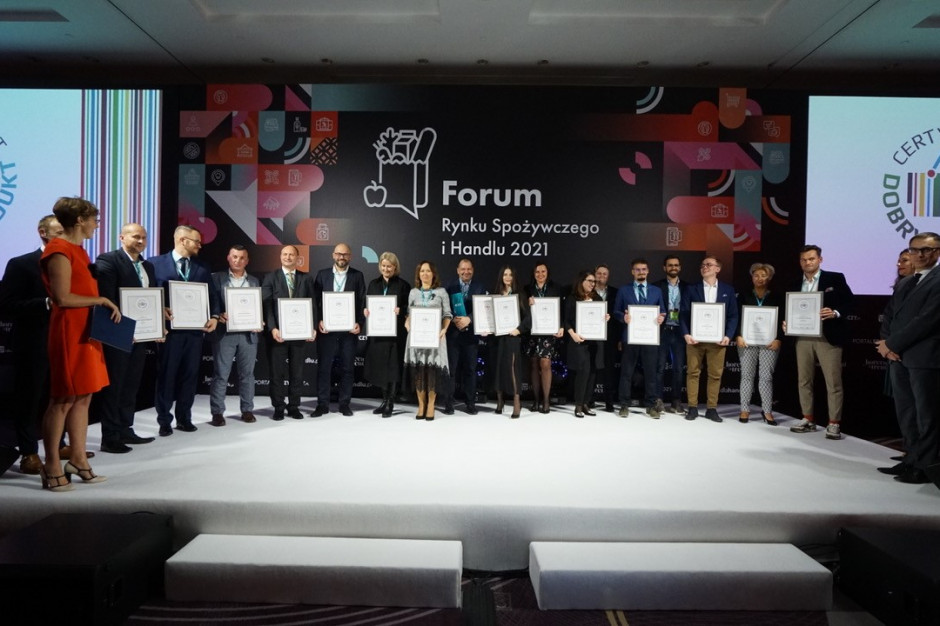 Przyznaliśmy firmom z branży spożywczej certyfikaty "Dobry produkt 2021". / fot. PTWP Poznaj laureatów certyfikatów