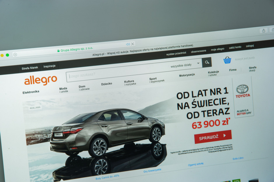 Plany inwestycyjne Allegro na 2022 r. Allegro: 550-650 mln zł na inwestycje w 2022 r.