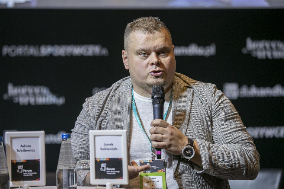 Jurek Sobieniak o mięsie na Forum Rynku Spożywczego i Handlu 2021. fot. PTWP Sobieniak: Musimy na nowo nauczyć Polaków jedzenia mięsa