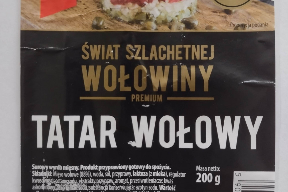 GIS ostrzega przed salmonellą w tatarze