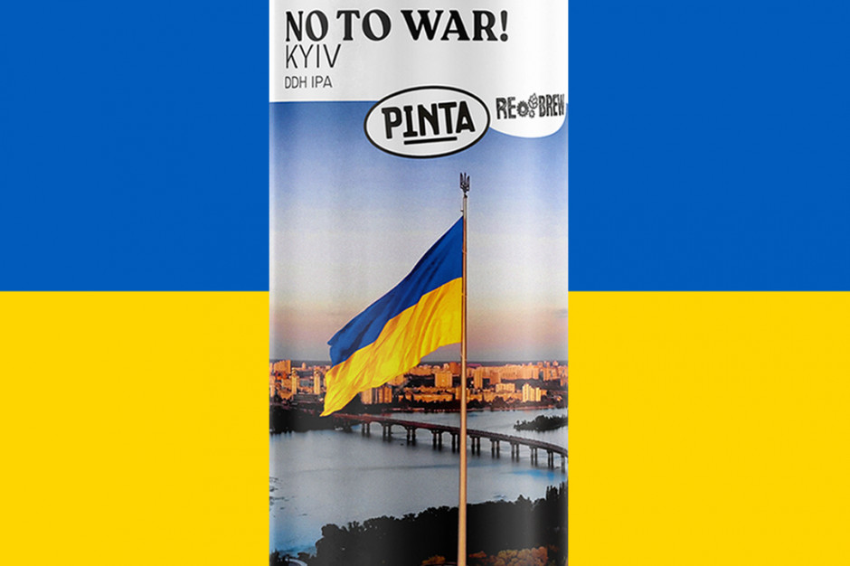 Polsko-ukraińskie piwo No To War. Dochód ze sprzedaży trafi na Ukrainę
