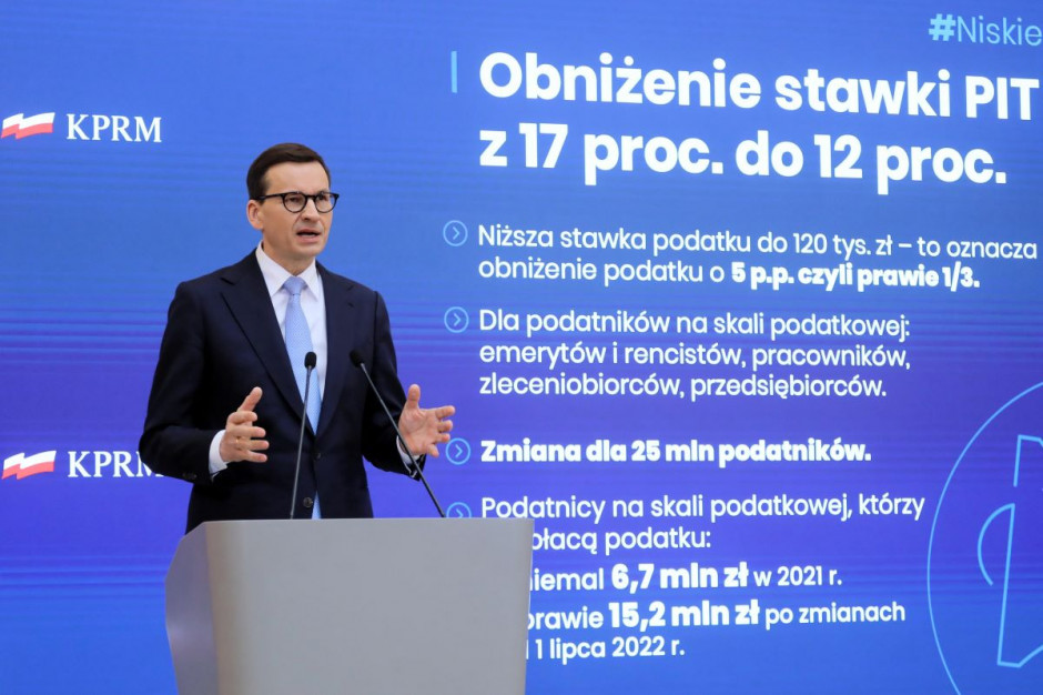 Morawiecki: dzięki obniżce podatków w kieszeniach Polaków zostanie więcej pieniędzy