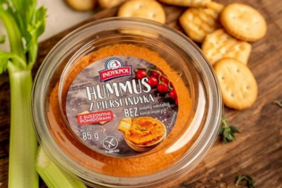 Hummus z indyka. Katarzyna Bosacka komentuje nowy produkt Indykpolu