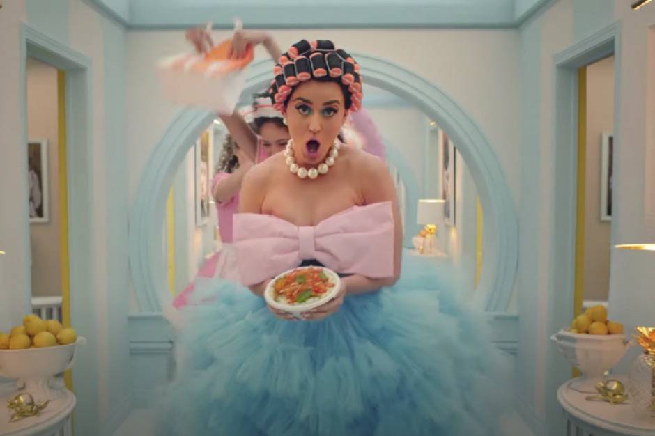 Katy Perry w reklamie Pyszne pl. To nie pierwsza muzyczna gwiazda w reklamie platformy