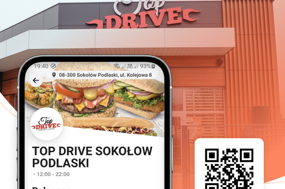Sieć Top Drive wdraża aplikację do zamawiania jedzenia