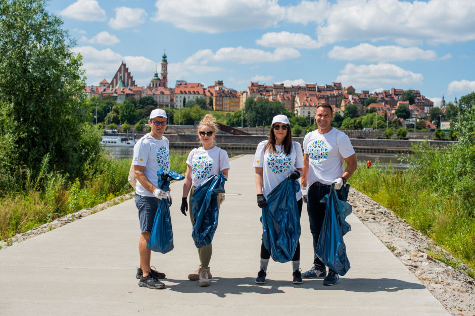Pracownicy warszawskiego biura PepsiCo uczestniczyli w akcji Czysta Rzeka