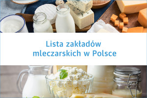 Lista liderów branży mleczarskiej w Polsce