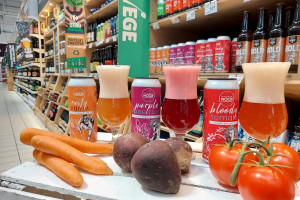Carrefour wprowadza nowość: pierwsze w Polsce warzywne piwa