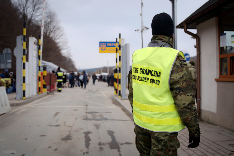 Do Polski z Ukrainy wjechało 6,413 mln osób. Na Ukrainę wyjechało 4,642 mln osób