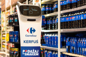 Chipsy i Pepsi w Carrefourze sprzedawać będą roboty Kerfuś