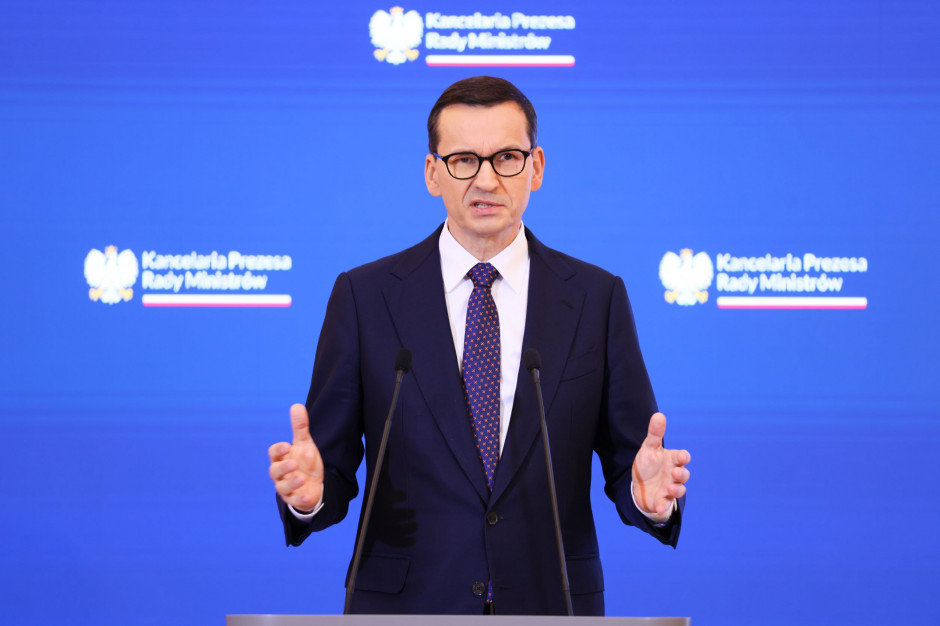 Mateusz Morawiecki zapowiada nową formułę tarczy antyinflacyjnej. / fot. PAP/Leszek Szymański Morawiecki: tarcza antyinflacyjna pozostaje, tylko w zmienionej formie