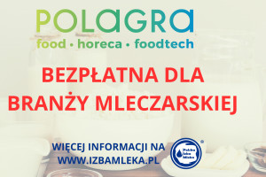 PIM współpracuje z Polagrą, targi będą bezpłatne dla branży mleczarskiej